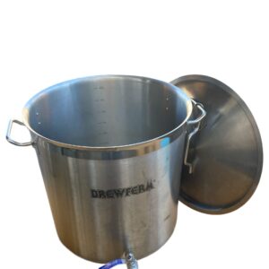 Brewferm Braukessel Edelstahl 50 l mit Ablasshahn und Deckel