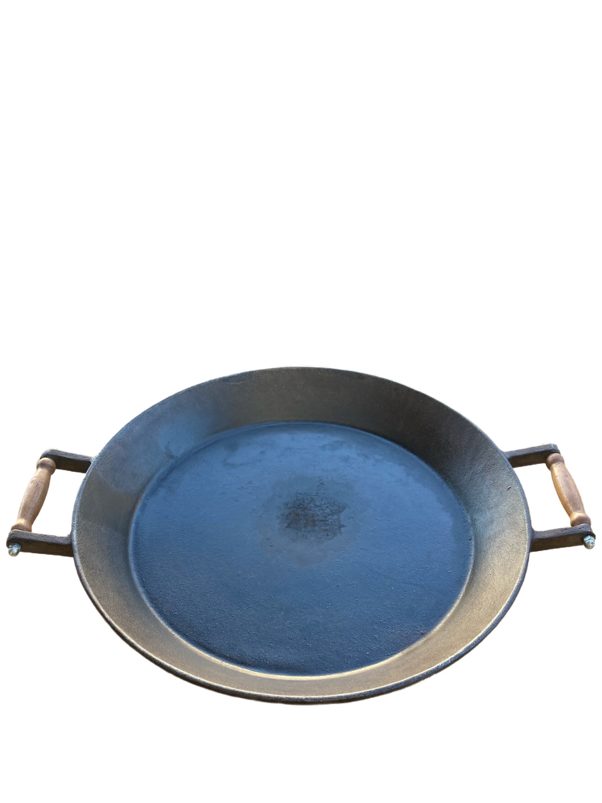 Gusseisen-Feuerpfanne Ø 56 cm mit Holzgriffen